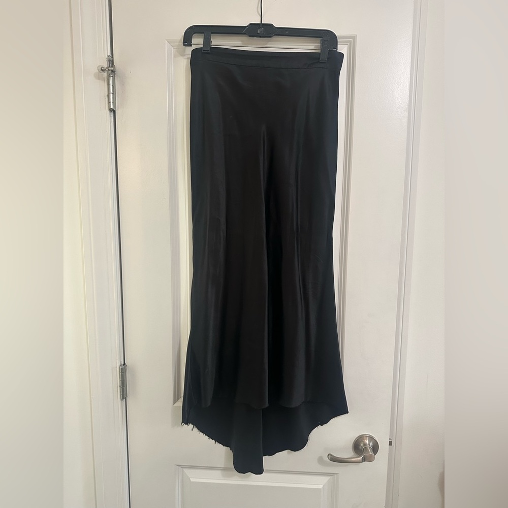 Asymmetrical Black Skirt